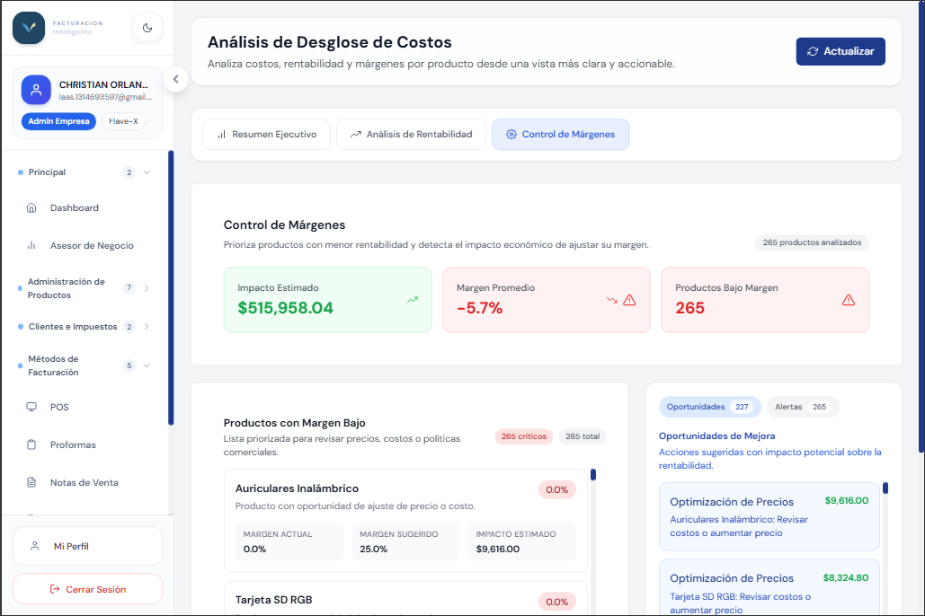 Inventario y stock